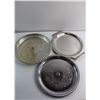 Image 1 : (3) Silver Serving Plates 12''