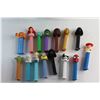 Image 2 : (15) Assorted PEZ Dispensers and Plastic Container