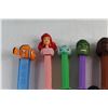 Image 3 : (15) Assorted PEZ Dispensers and Plastic Container