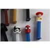 Image 4 : (15) Assorted PEZ Dispensers and Plastic Container