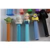 Image 5 : (15) Assorted PEZ Dispensers and Plastic Container