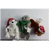 Image 2 : (3) Assorted Plush Toys