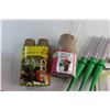 Image 4 : (3) Plant Spikes, Assorted Jiffy Pots and Assorted Light Bulbs