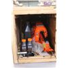 Image 10 : Echo Gas Powered Chain Saw in Wooden Carrying Case - 14" - Has been in Storage, Comes with all the c