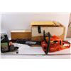 Echo Gas Powered Chain Saw in Wooden Carrying Case - 14