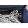 Image 2 : (55) Hangers in Rubbermaid Container w/Lid