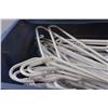 Image 3 : (55) Hangers in Rubbermaid Container w/Lid