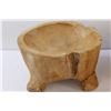 Image 2 : (2) Wood Carved Bowls - 7" x 4"