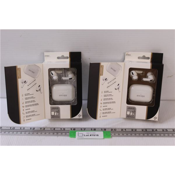 (2) Escape Wireless Ear Buds - NIB