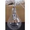 Image 2 : Modern Glass Shade Swag Light - Hardwired - 9.5" x 6"