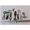 (11) Bottle Openers - Assorted: Glaslyn, Neterhill, Canada Dry, Montreal, Misc