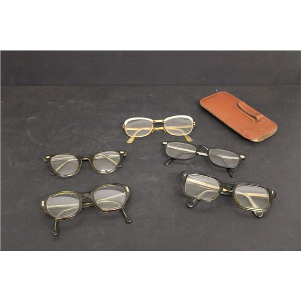 (5) Prescription Glasses & Case