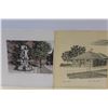 Image 2 : (15) Vintage Drawings & Pictures - Various: John Cook Drawings, Misc.