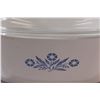 Image 2 : Corningware - Blue Cornflower - 4 Quart Dish & Corningware Warmer Holder