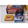 Image 3 : Family/Children's Lot: (2) Puzzles, Codebreaker Game, (3) Card Games, Mario Question Block Light?