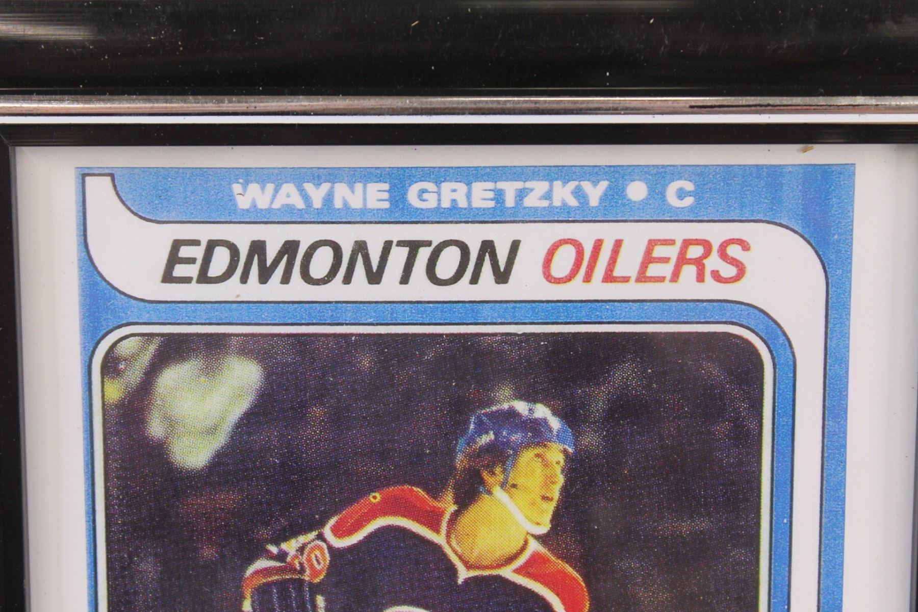 Wayne Gretzky Rookie Card (Enlargement, PRINT) in Frame - 11.5" x 9.5" - Bodnarus Auctioneering Wayne Gretzky Rookie Card (Enlargement, PRINT) in Frame - 11.5" x 9.5" - Bodnarus Auctioneering