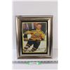 Image 1 : Bobby Orr Enlarged PRINT in Frame - 13" x 11"