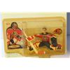 Image 2 : (2) Starting Line Up Figurine & Hockey Card Sets: John Vanbiesbrouck & Olaf Kolzig