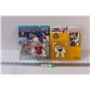 Image 1 : (2) Starting Line Up Figurine & Hockey Card Sets: Arturs Irbe & Tom Barrasso