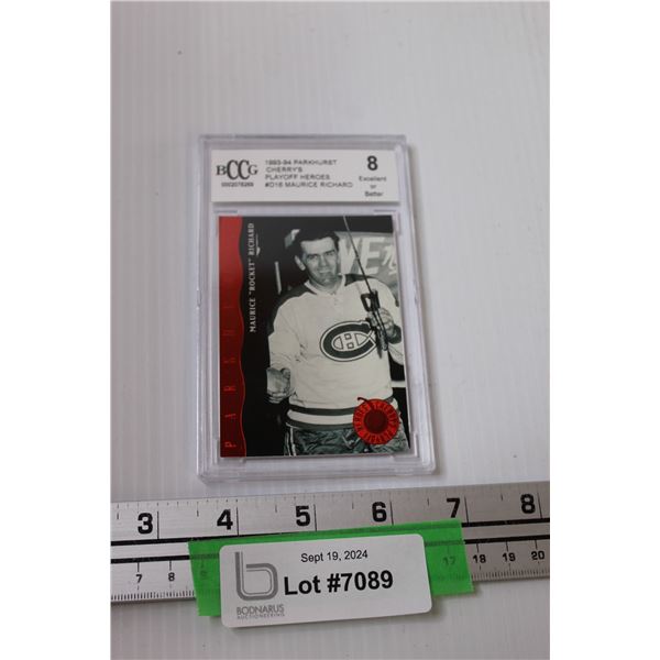 Maurice "Rocket" Richard 1993-94 Parkhurst Hockey Graded Trading Card