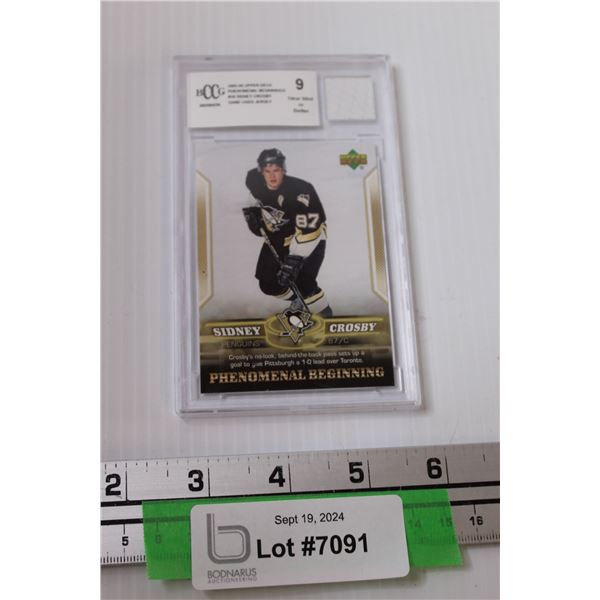 Sidney Crosby 2005-06 Upper Deck Graded Hockey Card