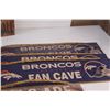 Image 4 : (20) Sports Fan Wood Signs: Panther, NY, Broncos, Blackhawks, Cardinals Patriots,