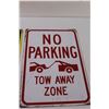 Image 3 : (2) Metal Signs: Slow Down & No Parking
