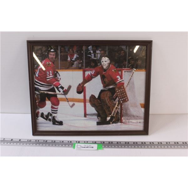 Tony Esposito Hockey Picture in Frame - 15" x 12"