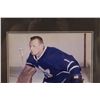 Image 2 : Johnny Bower Hockey Picture in Frame - 13" x 16"