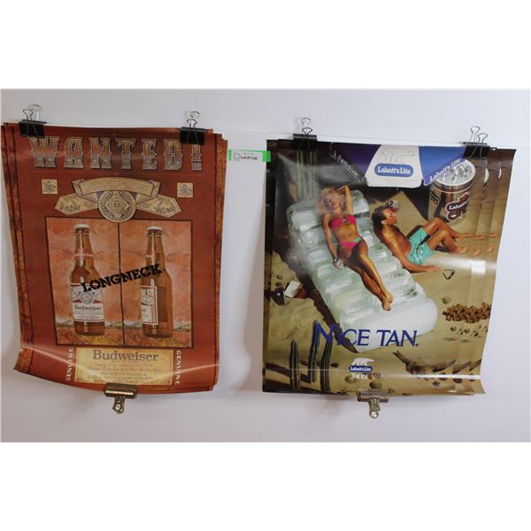 (15+) Budweiser & Labatt's Lite (1980's) Posters