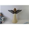 Image 7 : Lenardo's Collection Porcelain Doll - Resin Angel w/Metal Wings - Baby Pillow