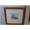 Image 2 : (2) Framed Prints - Framed Water Colour (largest 11 1/2" x 14 1/2")