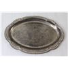 Image 2 : (3) Silver Trays/Platters, 3 Tier Dessert Tray