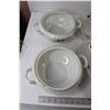 Image 3 : Chodziez Polish China Set- Gravy Boat, (5) Bowls, (16) Plates, (2) Platters, (2) Pots