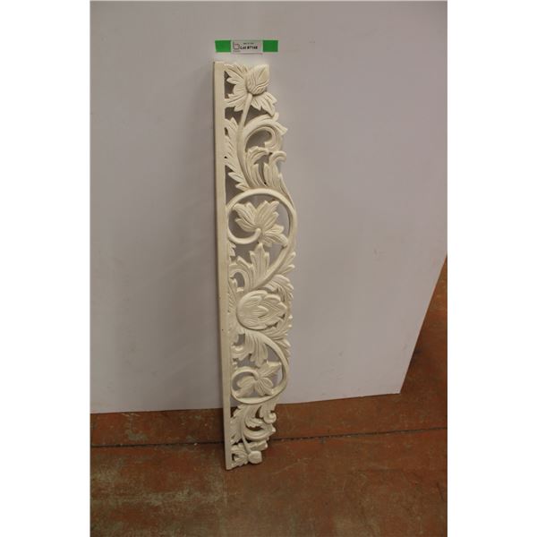 Wooden Filigreed Decor - 48" Long x 8" High