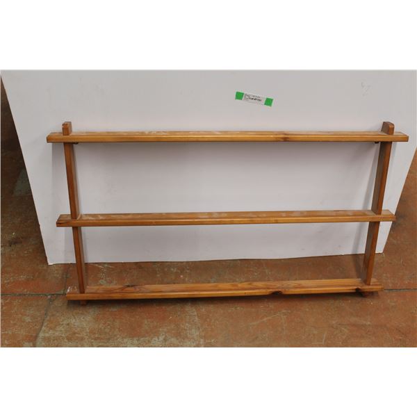 Wooden Plate Shelf - 41" x 24"