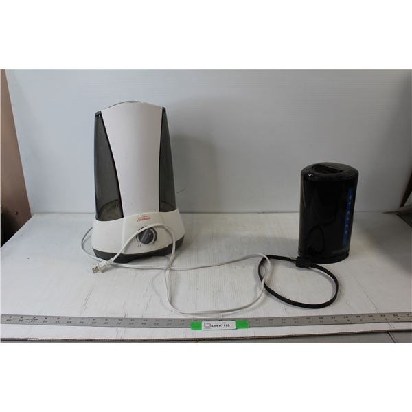 Sunbeam Humidifier, Proctor Silex Electric Kettle - Both tested Both Power On