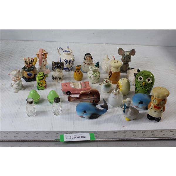 Assorted Salt and Pepper Shakers
