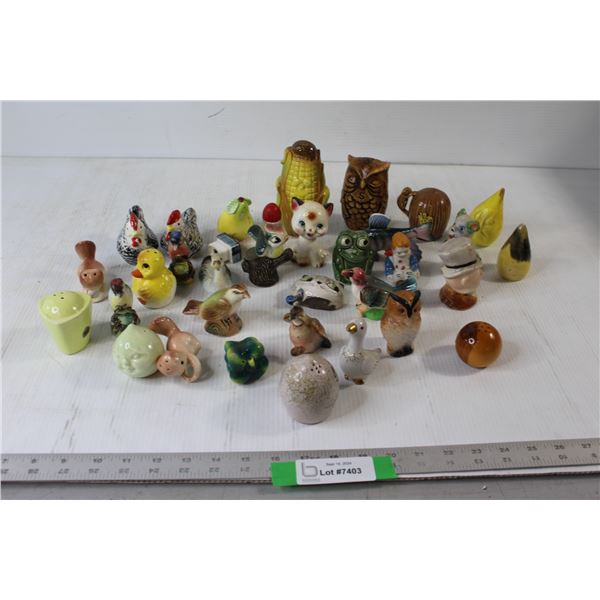 Assorted Salt and Pepper Shakers