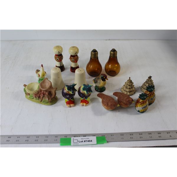 Assorted Salt and Pepper Shakers