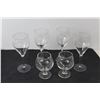 Image 4 : (4) Wine Glasses, (2) Red Lobster Vases, (10) Liqueur Glasses, (2) Brandy Glasses