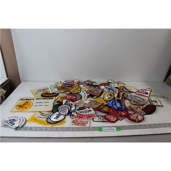 Assorted Patches - Ducherer Trucking, Five Star Steel, Cypress Saloon Etc.