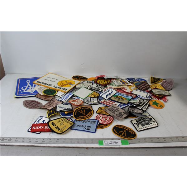 Assorted Patches - Wilbert 4H 100km, Chinook Earthmoving, Carmac, Hansen Transport, Etc.
