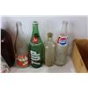 Image 7 : (11) Glass Soda Bottles and Jugs, (2) Wooden Crates