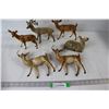 Image 1 : (6) Plastic Deer Decorations