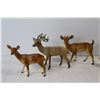 Image 2 : (6) Plastic Deer Decorations