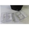 Image 2 : Plastic Garbage Can - (2) Plastic Organizers