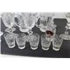 Image 2 : Assorted Crystal Glasses (some have chips)