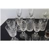 Image 3 : Assorted Crystal Glasses (some have chips)