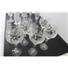 Image 4 : Assorted Crystal Glasses (some have chips)
